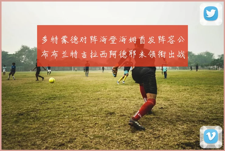 多特蒙德对阵海登海姆首发阵容公布布兰特吉拉西阿德耶米领衔出战